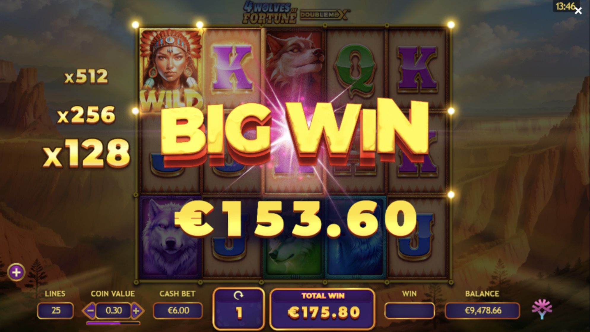 4 Wolves of Fortune DoubleMax screenshot